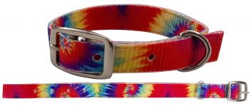 Showman Couture Tye Dye print nylon dog collar #2